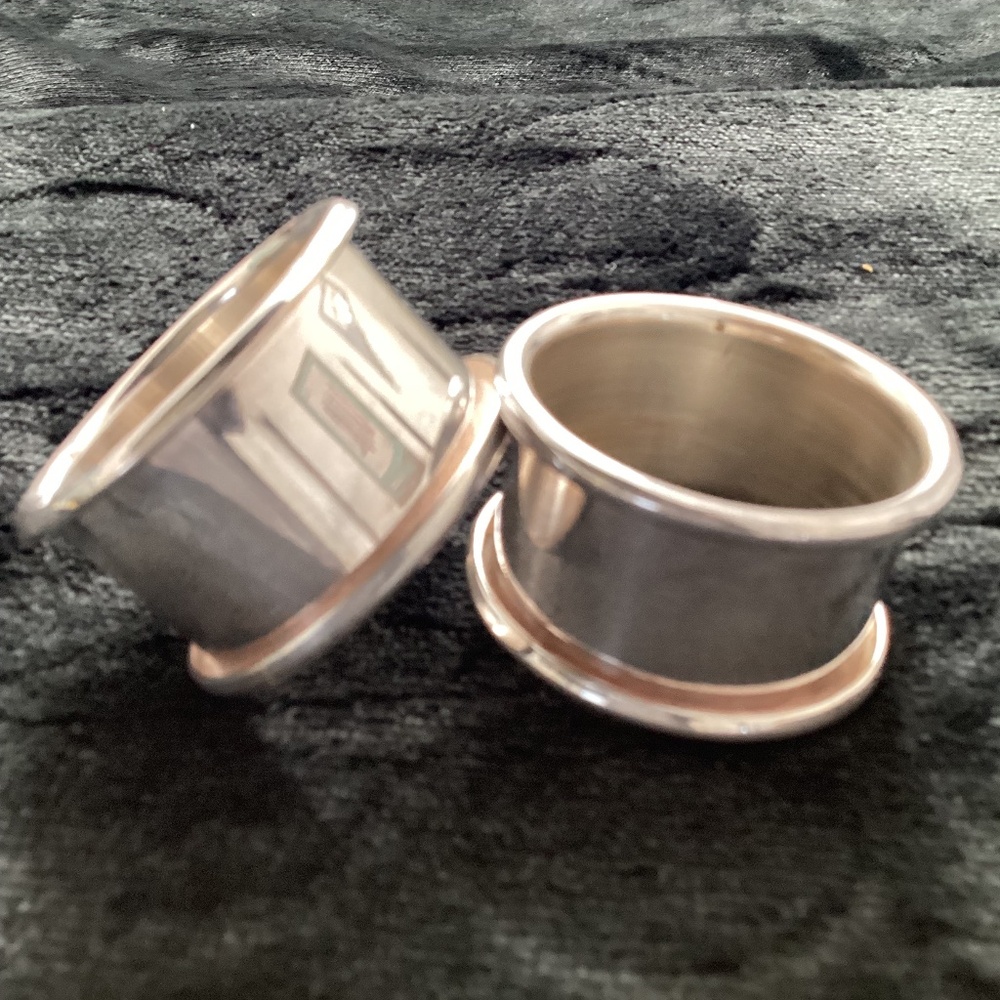 F.B. Silver Company vintage napkin rings
